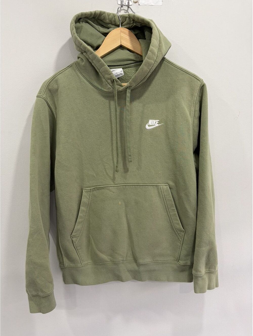 Vintage Nike Hoodie Swoosh Check green
